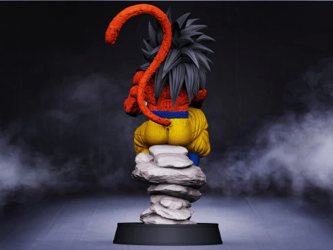 Goku ssj4 3D Model