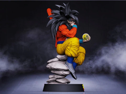 Goku ssj4 3D Model
