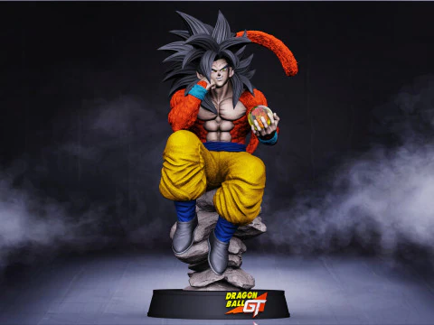 Goku ssj4 3D Model