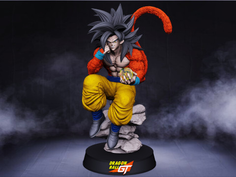 Goku ssj4 3Dモデル