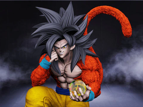 Goku ssj4 3D Model
