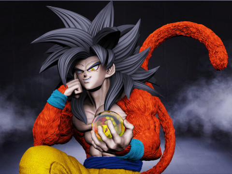 Goku ssj4 3Dモデル