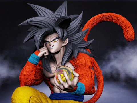 Goku ssj4 3D Model