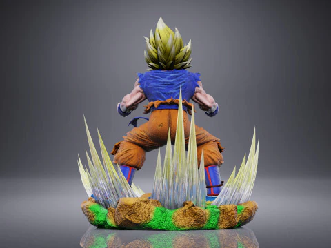 GOKU SSJ1 NAMEK SAGA 3D Print Model