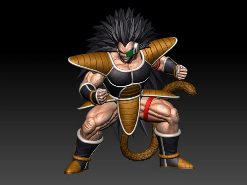 Raditz 3D Model
