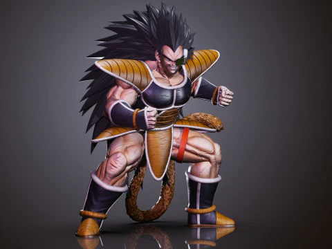 Raditz 3D Model