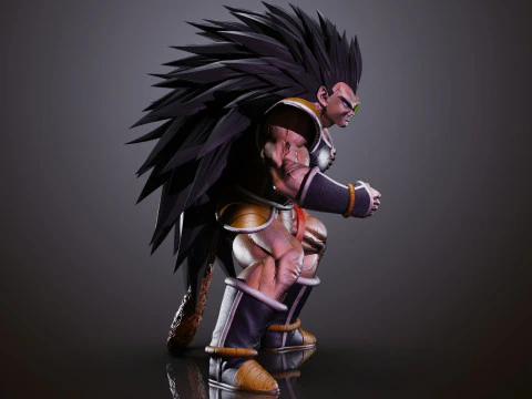 Raditz 3D Model
