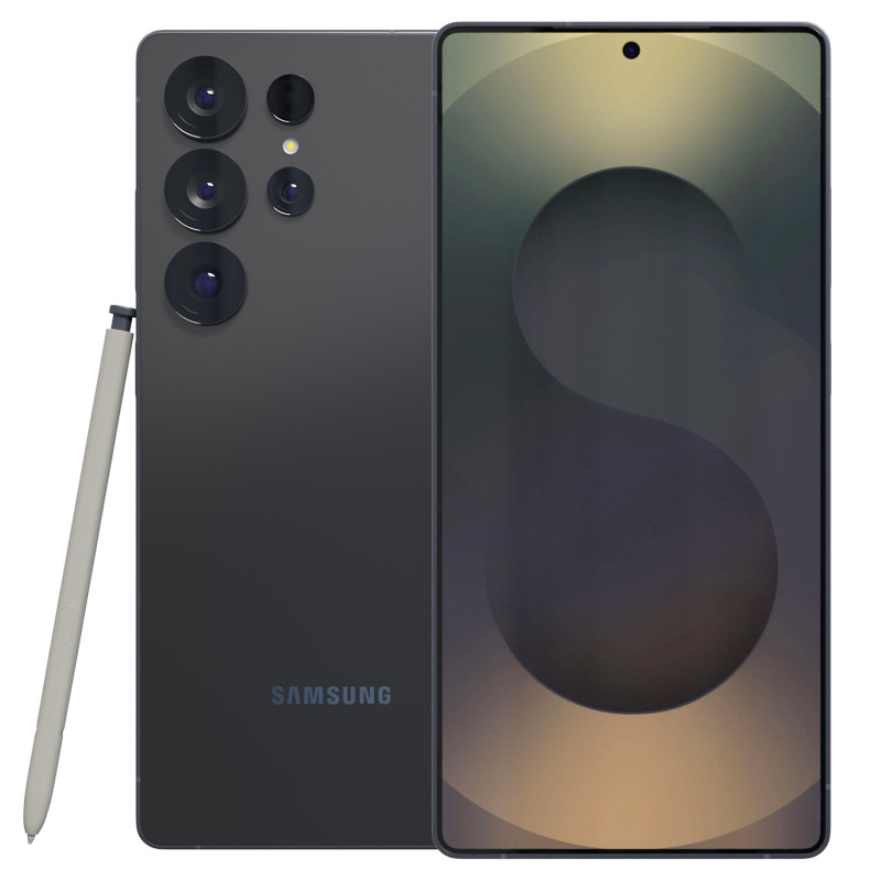 Samsung Galaxy S25 Ultra jet black Model 3D .c4d .max .obj .3ds .fbx .stl .blend