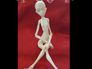 Stl file Bjd doll Freska soft body 40 centimeter 3D Print Model