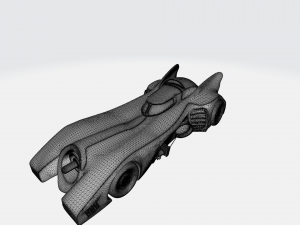 Batman mobile 1989 3D Model
