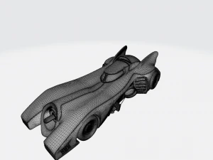 Batman mobile 1989 3D Model