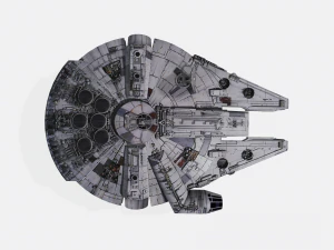 Guerre stellari Millennium Falcon Modello 3D