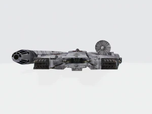 Guerre stellari Millennium Falcon Modello 3D
