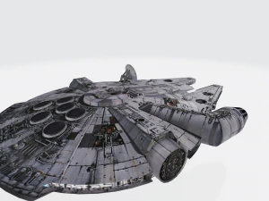 Guerre stellari Millennium Falcon Modello 3D