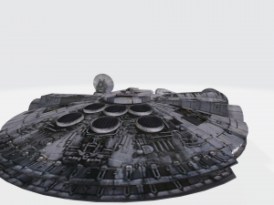 Star wars Millennium Falcon 3D मॉडल