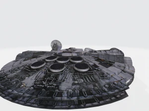 Guerre stellari Millennium Falcon Modello 3D