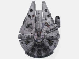 Star wars Millennium Falcon 3D मॉडल