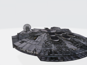 Star wars Millennium Falcon 3D मॉडल