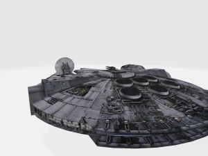 Guerre stellari Millennium Falcon Modello 3D