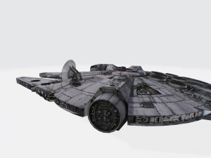 Guerre stellari Millennium Falcon Modello 3D