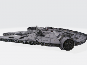 Star wars Millennium Falcon 3D मॉडल