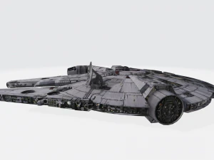 Guerre stellari Millennium Falcon Modello 3D