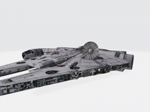 Star wars Millennium Falcon 3D मॉडल
