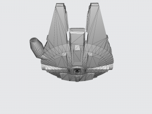 Star wars Millennium Falcon 3D मॉडल