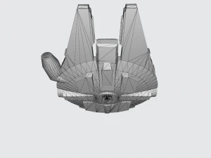Guerre stellari Millennium Falcon Modello 3D