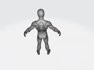Spiderman Far From Home 2019 Rigged 3D Model