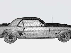 Fo rd Mustang Shelby GT350 3D 모델