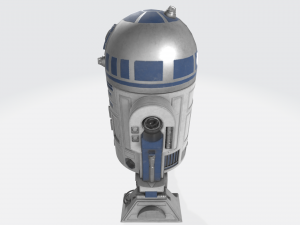R2-D2 Starwars Modello 3D