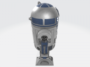 R2-D2 Starwars Modello 3D