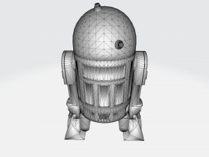R2-D2 Starwars Modello 3D
