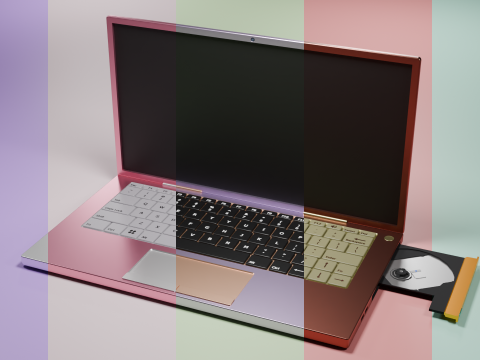 LX Laptop 3D Model