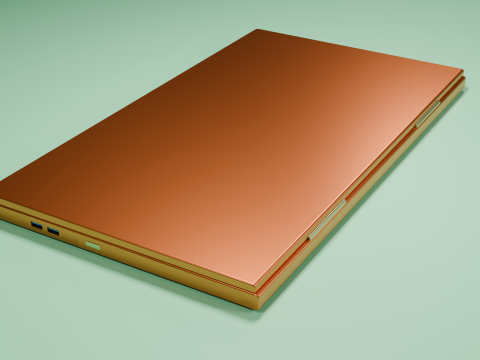 LX Laptop Modèle 3D