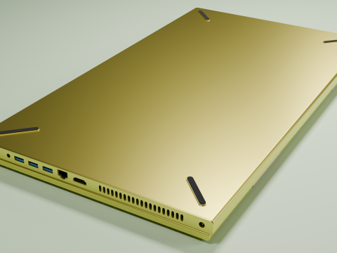 LX Laptop Modèle 3D