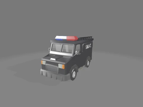 LowPoly cartoon cars 3D Model
