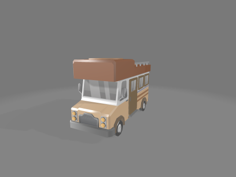 LowPoly cartoon cars 3D Model
