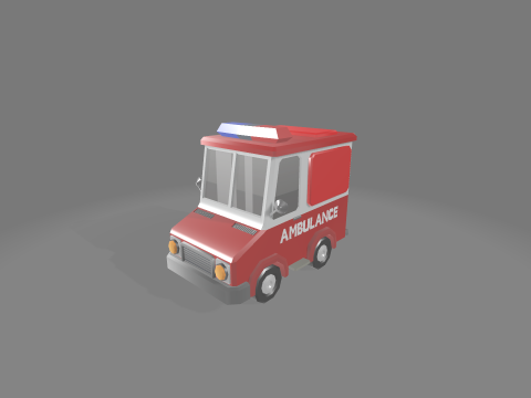 LowPoly cartoon cars 3D Model