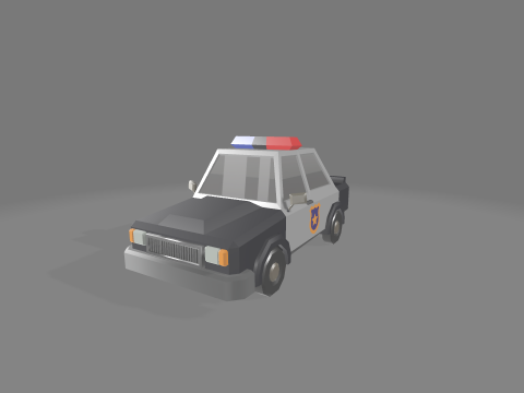 LowPoly cartoon cars 3D Model
