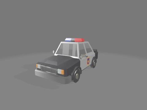 LowPoly cartoon cars 3D Model