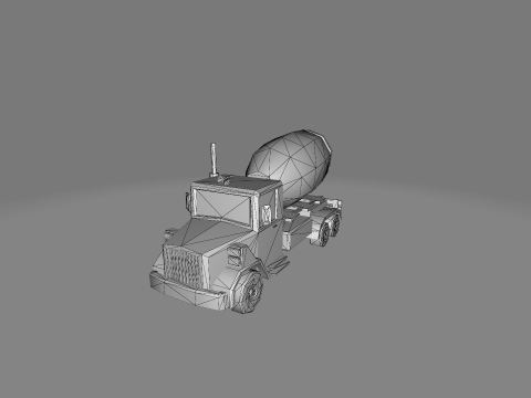 LowPoly cartoon cars 3D Model
