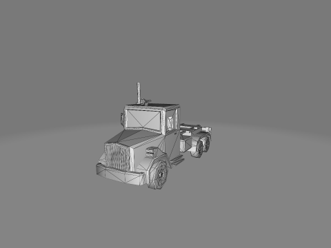 LowPoly cartoon cars 3D Model