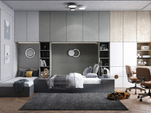 KIDS BEDROOM 3D-Modell