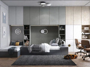 &Ccedil;OCUK YATAK ODASI 3D Model