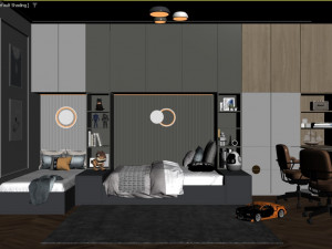 KIDS BEDROOM 3D Модель