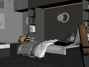 KIDS BEDROOM 3D Модель