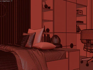 KIDS BEDROOM 3D Model