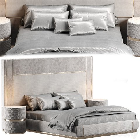 Frey Capital bed Model 3D .c4d .max .obj .3ds .fbx .stl .blend